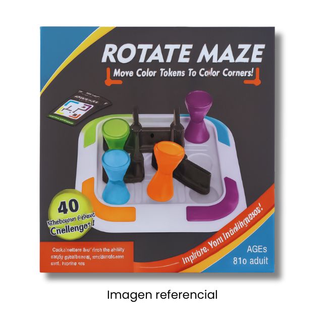JUEGO ROMPECABEZA LABERINTO GIRATORIO 660804  