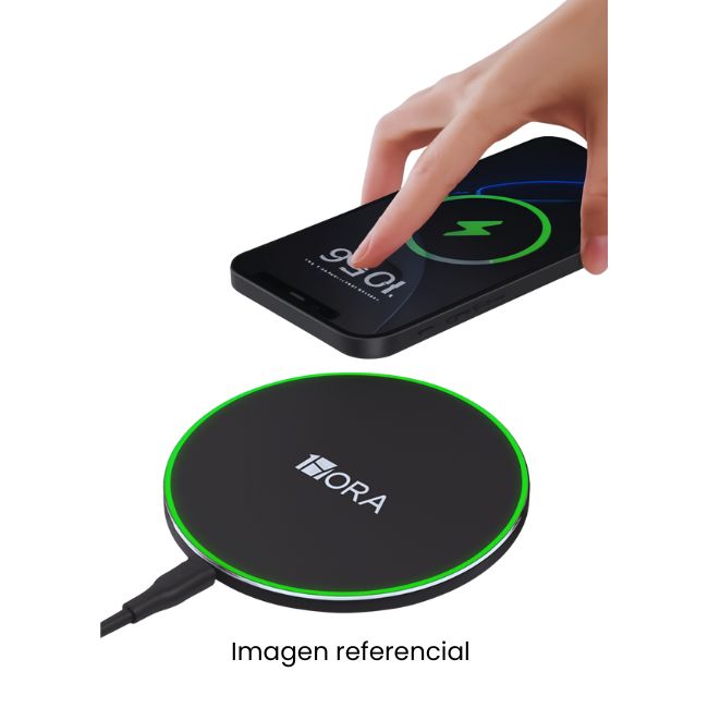 SUPER CARGADOR INALAMBRICO C43 20W CARGA RÁPIDA ANDROID/IOS BLANCO