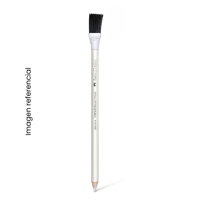 FABER CASTELL BORRADOR DE PRECISIÓN EN FORMA DE LAPIZ 7058-B CON BROCHA