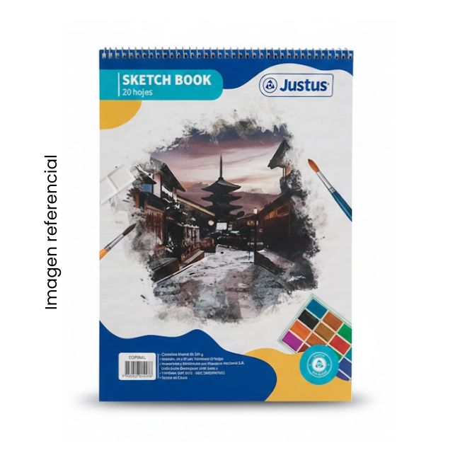 JUSTUS SKETCH BOOK ESPIRALADO 20HJ