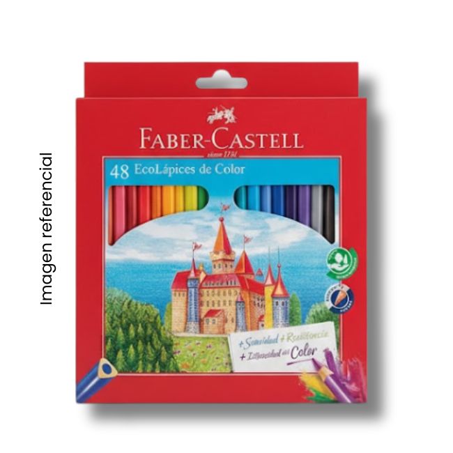 FABER CASTELL COLORES X 48 LARGO - NUEVA FORMULA