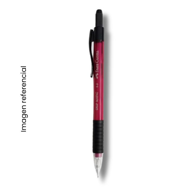 FABER CASTELL PORTAMINA 0.5 MM GRIPMAT AZ-RJ-VD