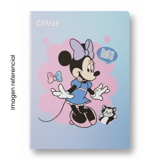 COLLEGE CUADERNO A4 CUADRICULADO DISNEY MINNIE 80H