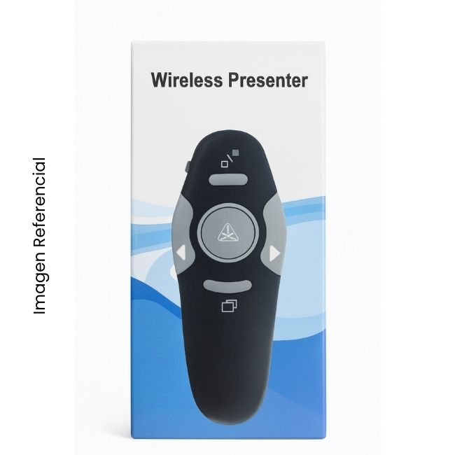 PRESENTADOR PPT USB INALAMBRICO LASER NEGRO
