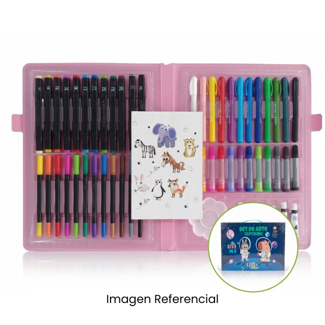 CAPIBUBU SET DE ARTE MALETA 75 PIEZAS