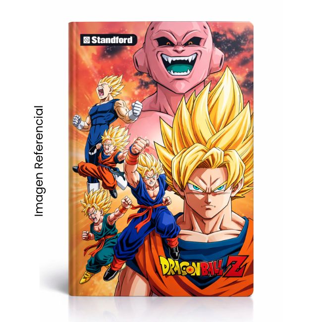STANDFORD CUADERNO A4 TRIPLE RENGLON C/SOMBRA DRAGON BALL Z 80 HOJAS A26