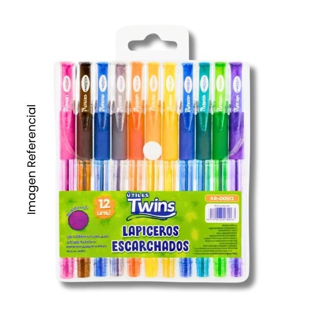 TWINS LAPICERO ESCARCHADO ESTUCHE X12 UND AR-00512