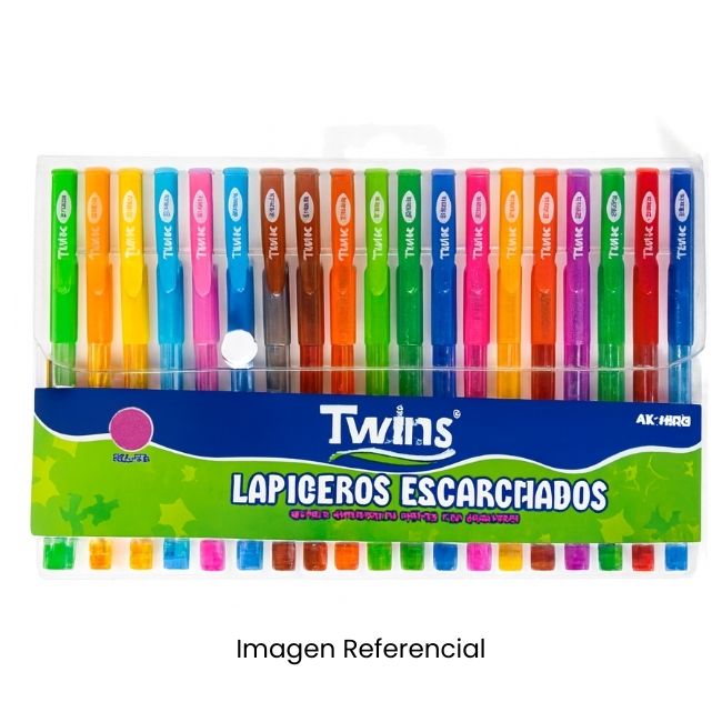 TWINS LAPICERO ESCARCHADO ESTUCHE X24 UND AR-00513