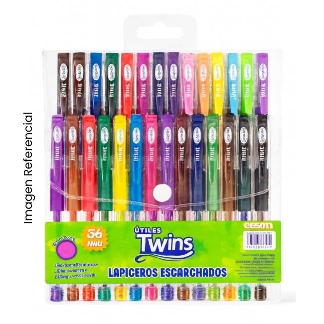 TWINS LAPICERO ESCARCHADO ESTUCHE X36 UND AR-00510