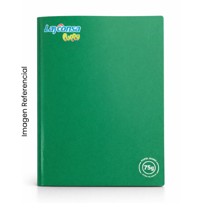 LAYCONSA CUADERNO A4 CUADRICULADO MARCO ROJO PUPPY 80 HOJAS 75GR SOLIDO