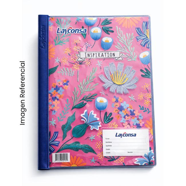 LAYCONSA FOLDER PLASTIFICADO A4 CON FASTENER DISEÑO MUJER