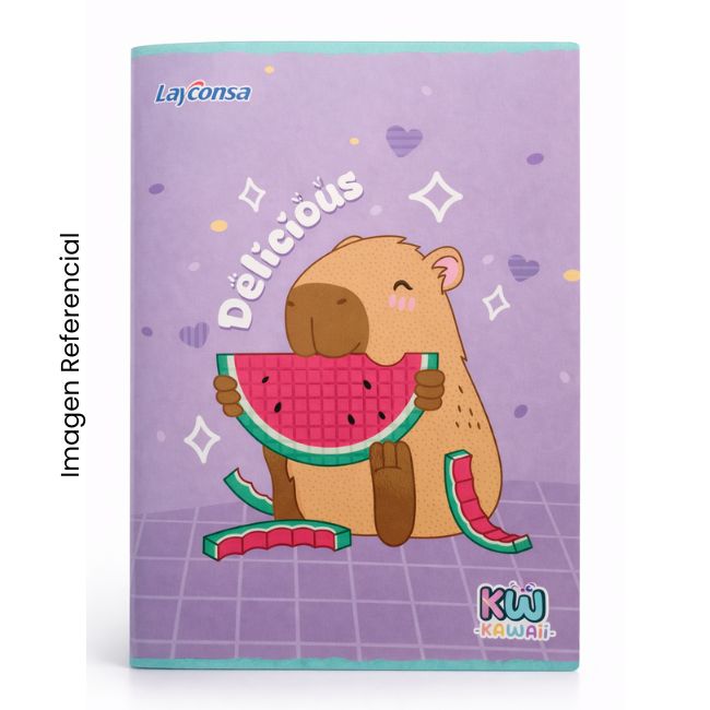 LAYCONSA CUADERNO A4 CUADRICULADO KAWAII 80 HOJAS