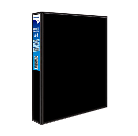 ARTESCO PIONER A4 2 ANILL 45MM PLASTIF NEGRO