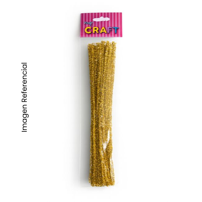 CHENIL - LIMPIA PIPA COLORES X25 DORADO