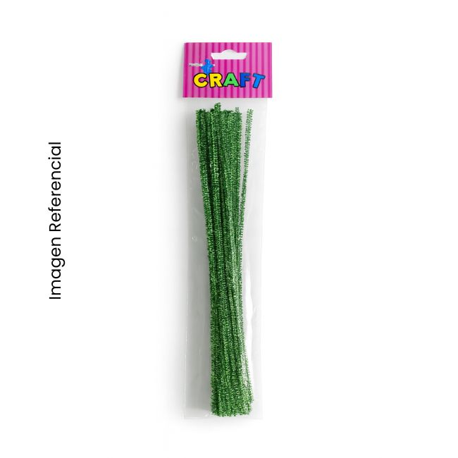 CHENIL - LIMPIA PIPA COLORES X25 VERDE