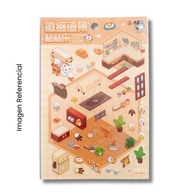 STICKER ARMABLE 15X22CM