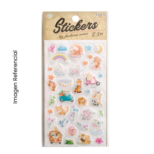 STICKER FOTOLUMINICENTE 10X22CM