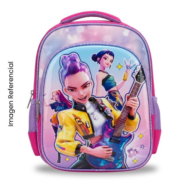 MOCHILA ESCOLAR A4 ALTO RELIEVE HNTRIX POP