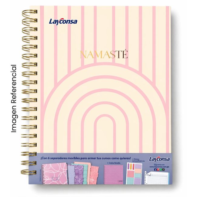 LAYCONSA CUADERNO ANILLADO TAPA EXTRA DURA A4 160H 80GR DISEÑO MUJER
