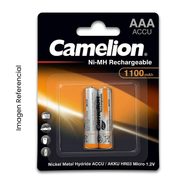 CAMELION PILA RECARGABLE 1100mAh AAA