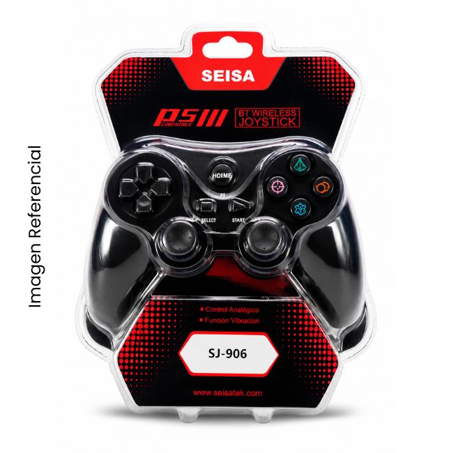 SEISA JOYSTICK MANDO INALAMBRICO BLUETOOTH SJ-906 PS3 RECARGABLE 