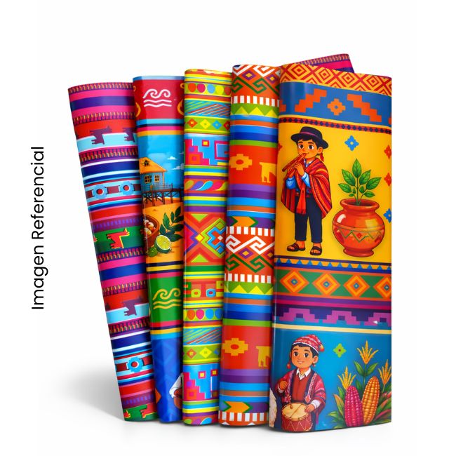 PAPEL DE REGALO ANDINO/PERU X UND