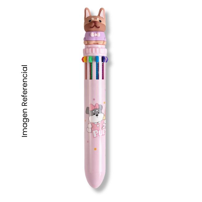 KAWAII LAPICERO 10 COLORES PERRO 1025535