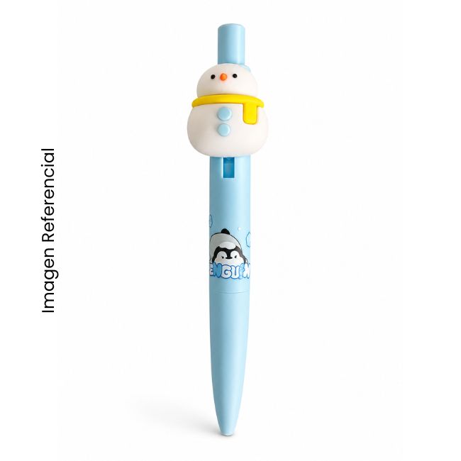 KAWAII LAPICERO TINTA GEL PINGÜINO KUKI 1025243.