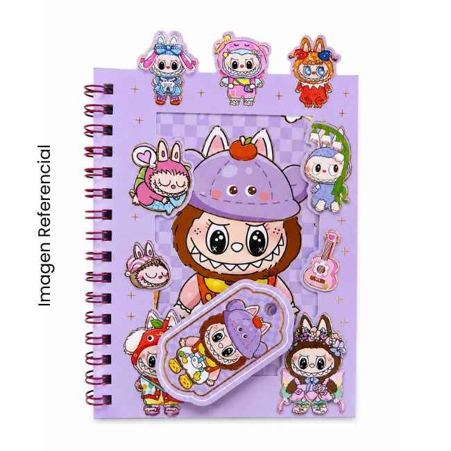 STICKER LIBRETA LABUBU 