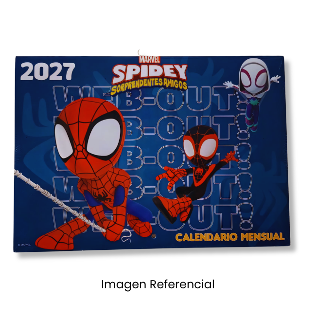 ALMANAQUE A4 SPIDEY 2027