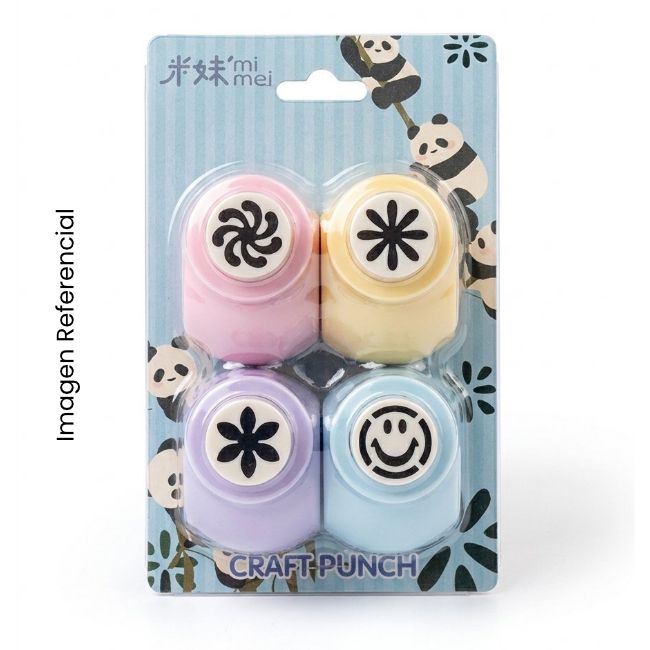 KAWAII PERFORADORES CON DISEÑO SET X4 1015300