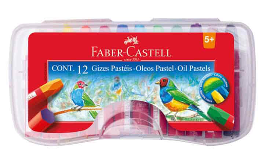 [R6003] FABER CASTELL OLEO PASTEL X12 ESTUCHE RIGIDO