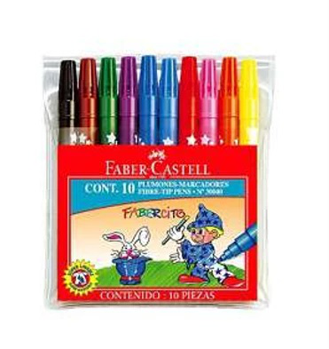 [R6616] FABER CASTELL PLUMON FABERCITO X10