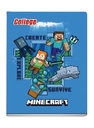 COLLEGE CUADERNO A4 CUADRI MINECRAFT 80H