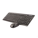 HALION KIT TECLADO Y MOUSE INALAMBRICO HA-K206W