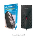 AVATEC ESTABILIZADOR AVA1200U 1200VA 8TOMAS USB3.0 LED 60HZ NEGRO 