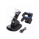 SEISA BASE CARGADOR DOBLE PARA JOYSTICK PS4 HB-P4002B GAMER