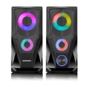 MICRONICS PARLANTE MILANO 2.0 MIC S310 RGB LED 2PULG GAMER
