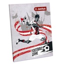 JUSTUS CUADERNO A4 CUADRI DISEÑO HOMBRE 80H 