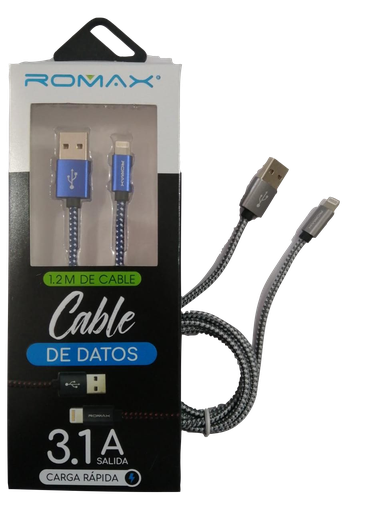 [R9123] CABLE DATOS IPHONE 3.1A