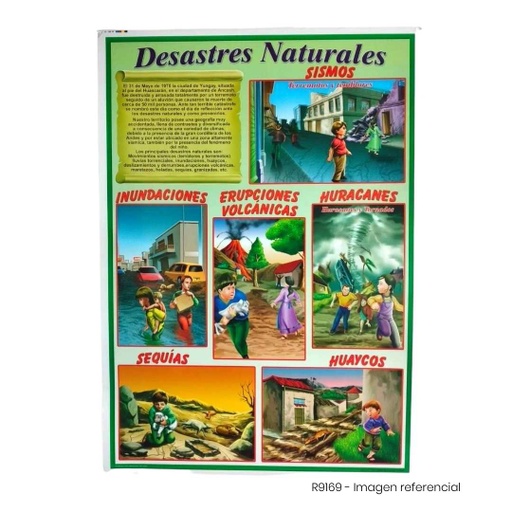 [R9169] LAMINA 50X70 DESASTRES NATURALES