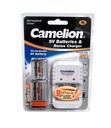 CAMELION CARGADOR DE BATERIAS 9V BC1020 + 2 PILAS 9V Ni-MH 250mAh