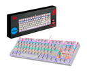 REDRAGON TECLADO GAMER KUMARA RAINBOW K552 BLANCO SWITCH RED ESPAÑOL