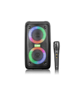 EVERSOUND PARLANTE BENNETT EV2021 3PULG MINI TOWER RGB + MICROFONO AMPLIFICADOR