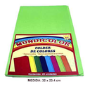 FOLDER MANILA A4 PQTX25 VERDE LIMON