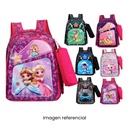 MOCHILA PERSONAJES +MINI CARTUCHERA 1109-3 A25