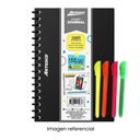 ARTESCO STUDY JOURNAL 160H 80GR + 4 RESALT NEGRO
