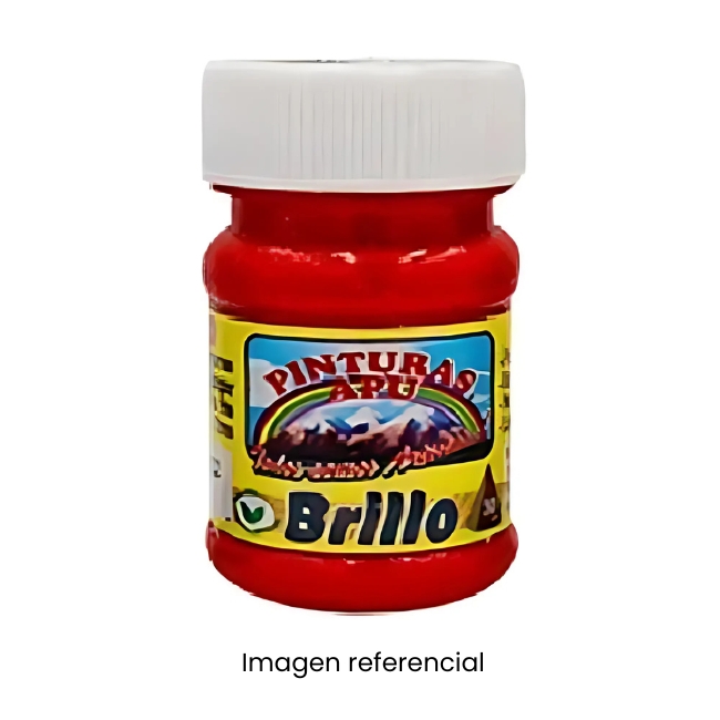 APU 100ML ROJO BRILLO | Utilero Perú