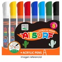 YPLUS MARCADOR ACRILICOS ALLSUR X8