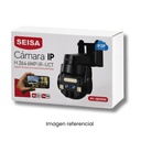 SEISA CAMARA WIFI IP GIRATORIA IPC-Q820EM 2.5PULG ZOOM 10X DUAL LUZ EXTERIOR NEGRO